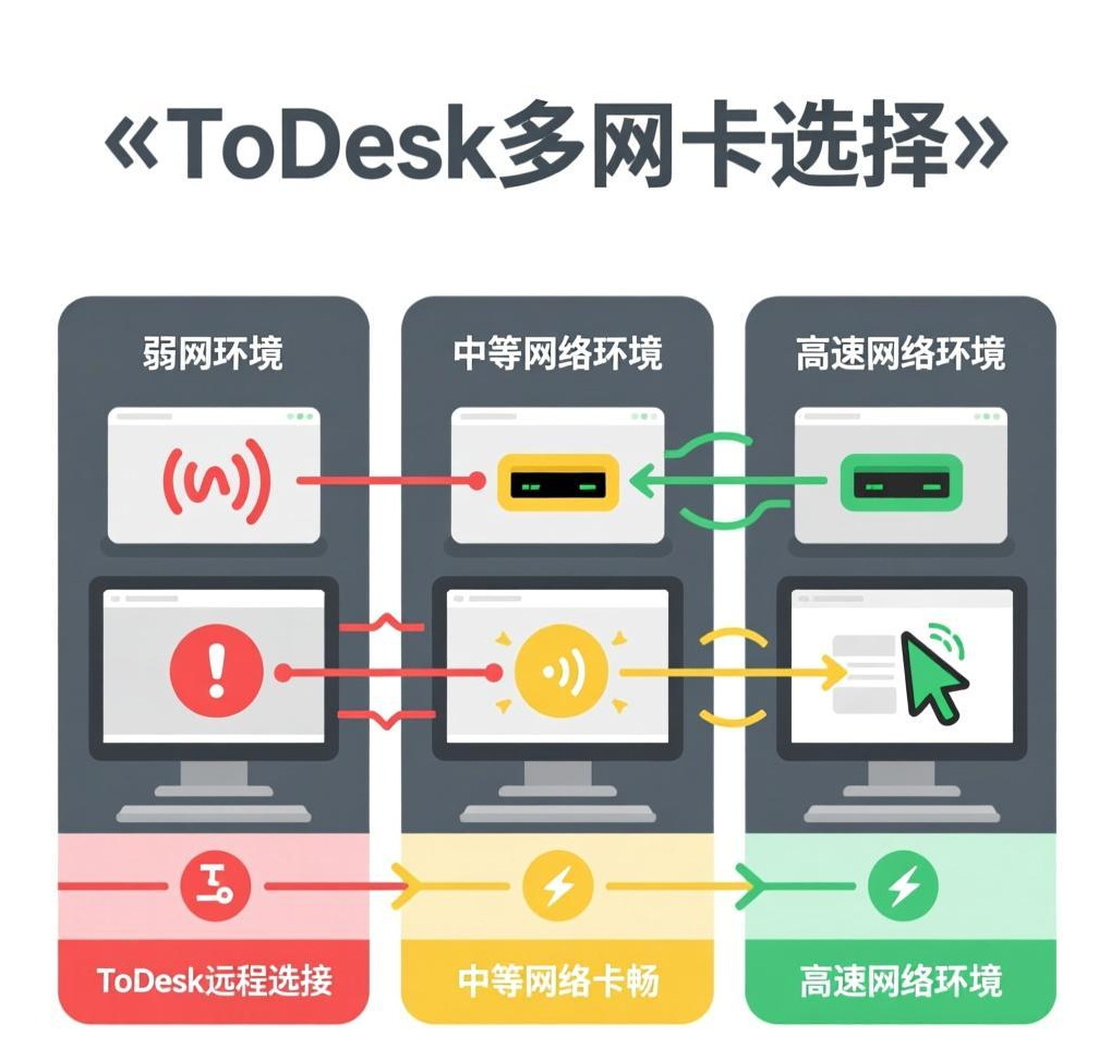 ToDesk多网卡选择：优化不同网络环境下的远程连接速度