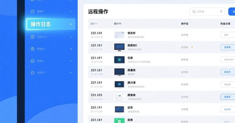 ToDesk远程操作日志：查看并导出远程操作的详细记录