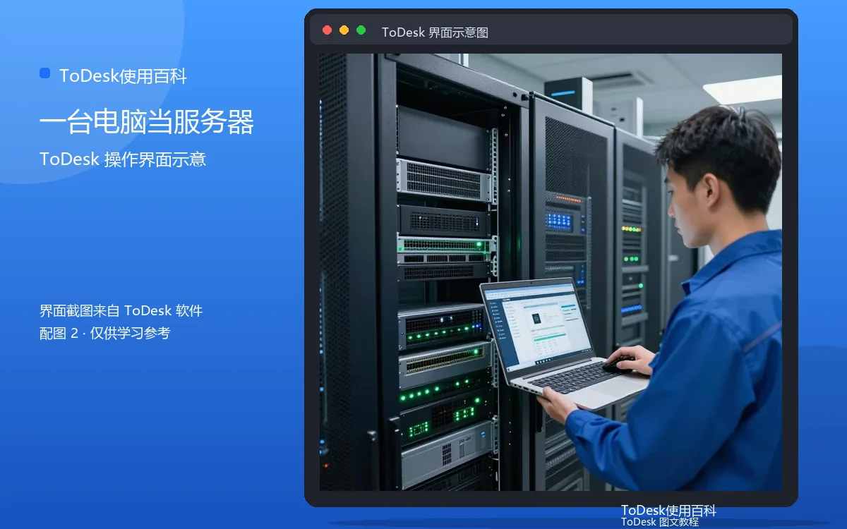 一台电脑当服务器界面示意图(配图2)
