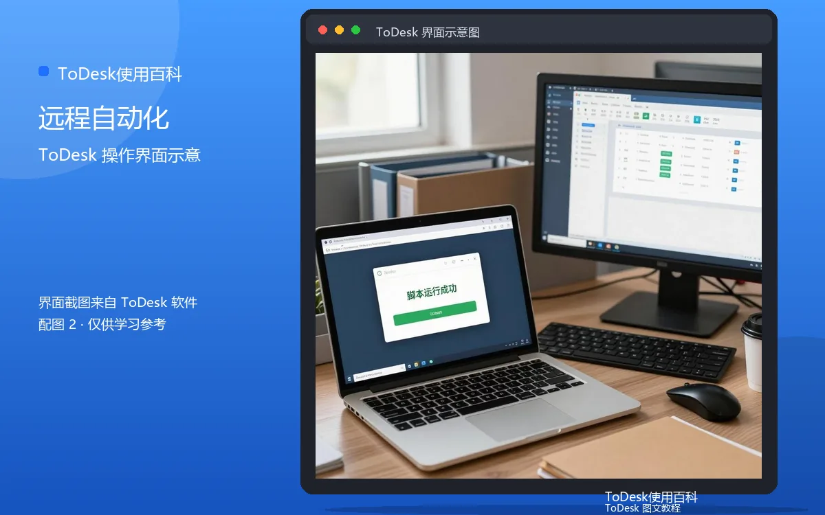 远程自动化界面示意图（配图2）