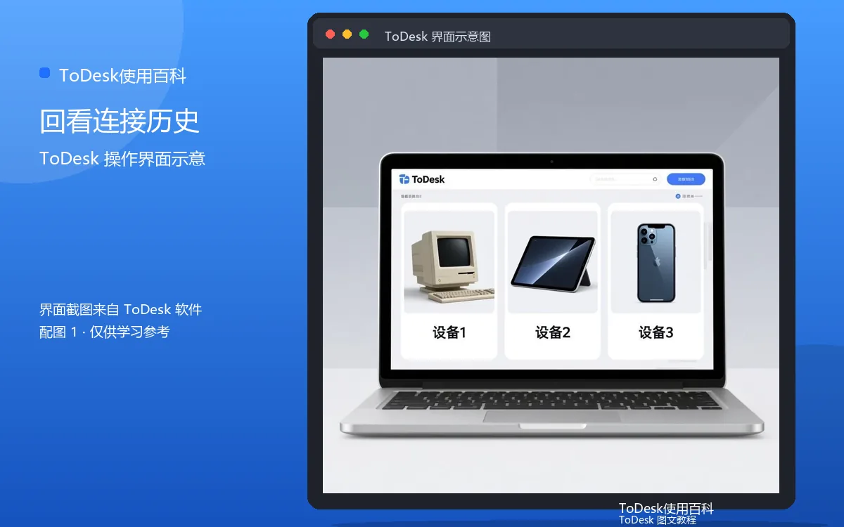 回看连接历史界面示意图(配图1)