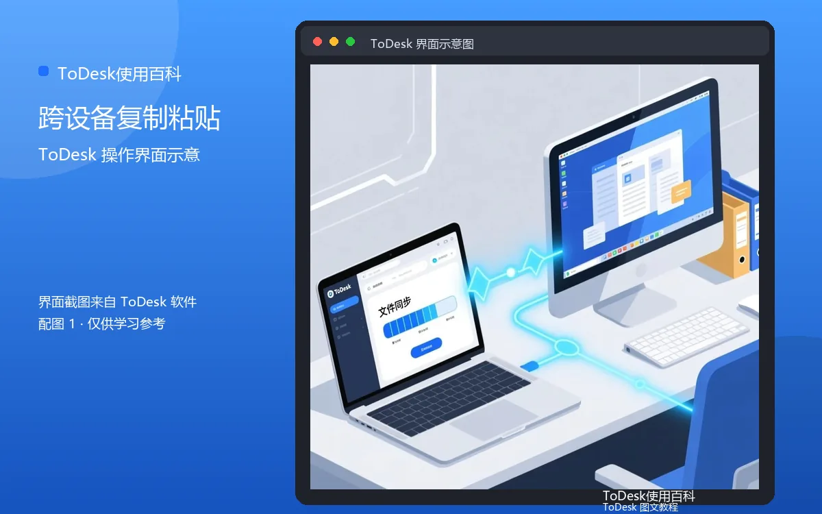 跨设备复制粘贴界面示意图（配图1）
