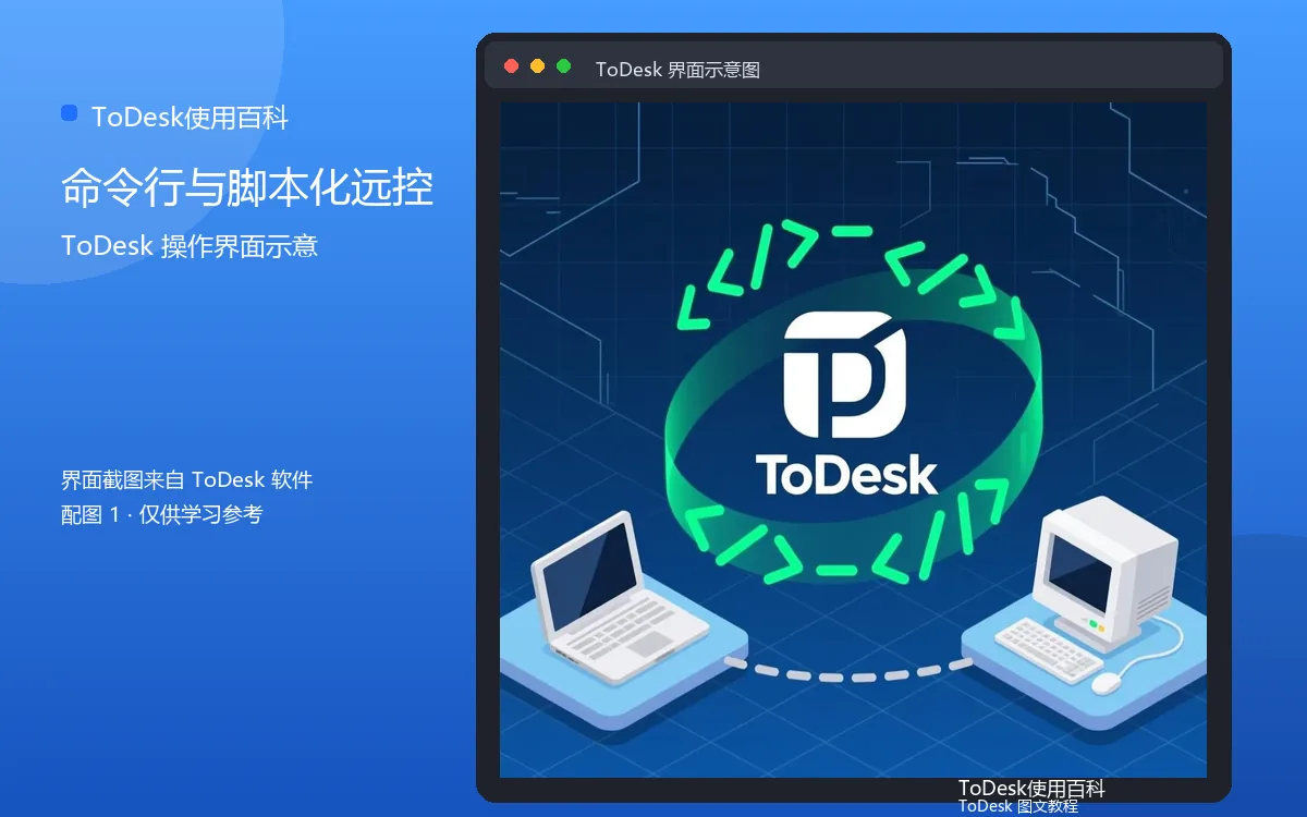 命令行与脚本化远控界面示意图（配图1）