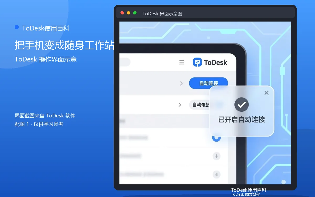 把手机变成随身工作站界面示意图（配图1）