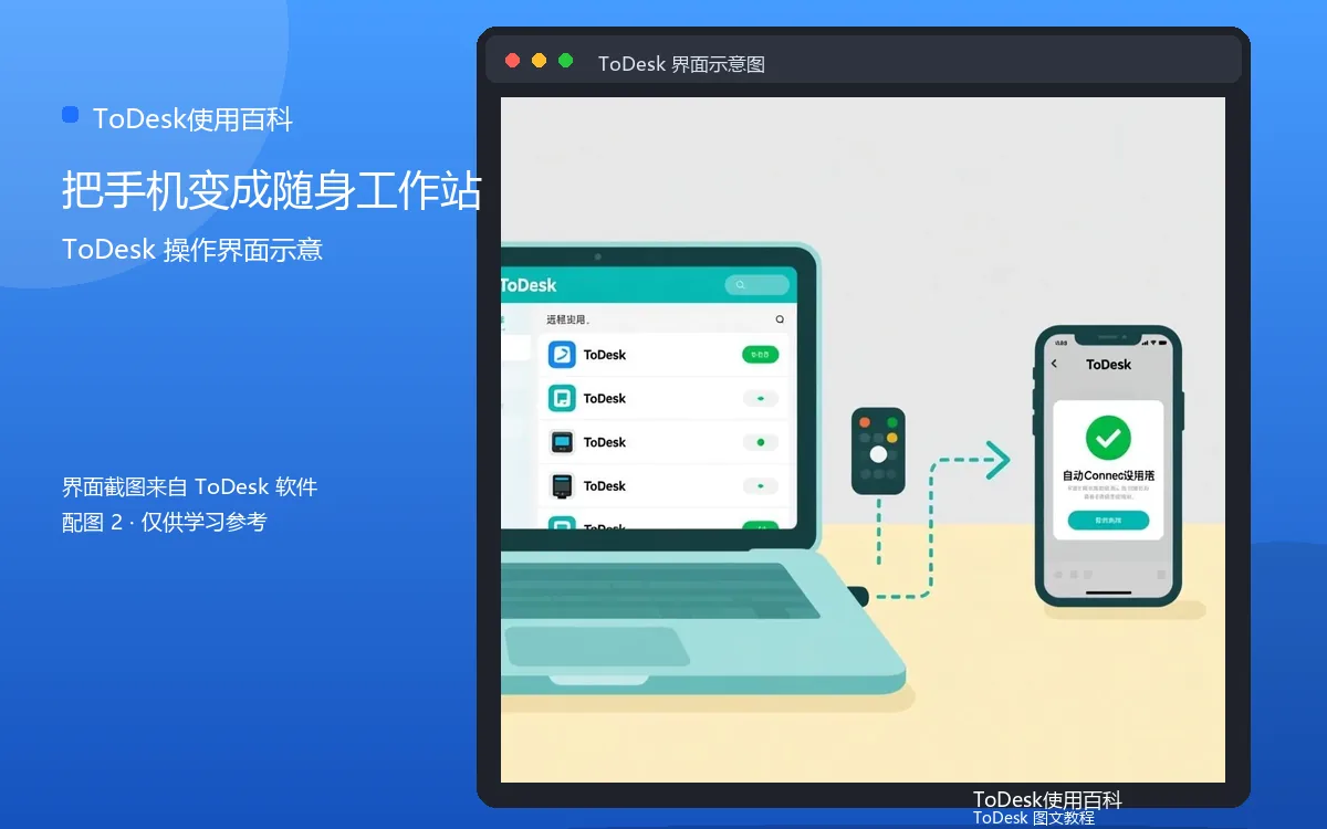 把手机变成随身工作站界面示意图（配图2）
