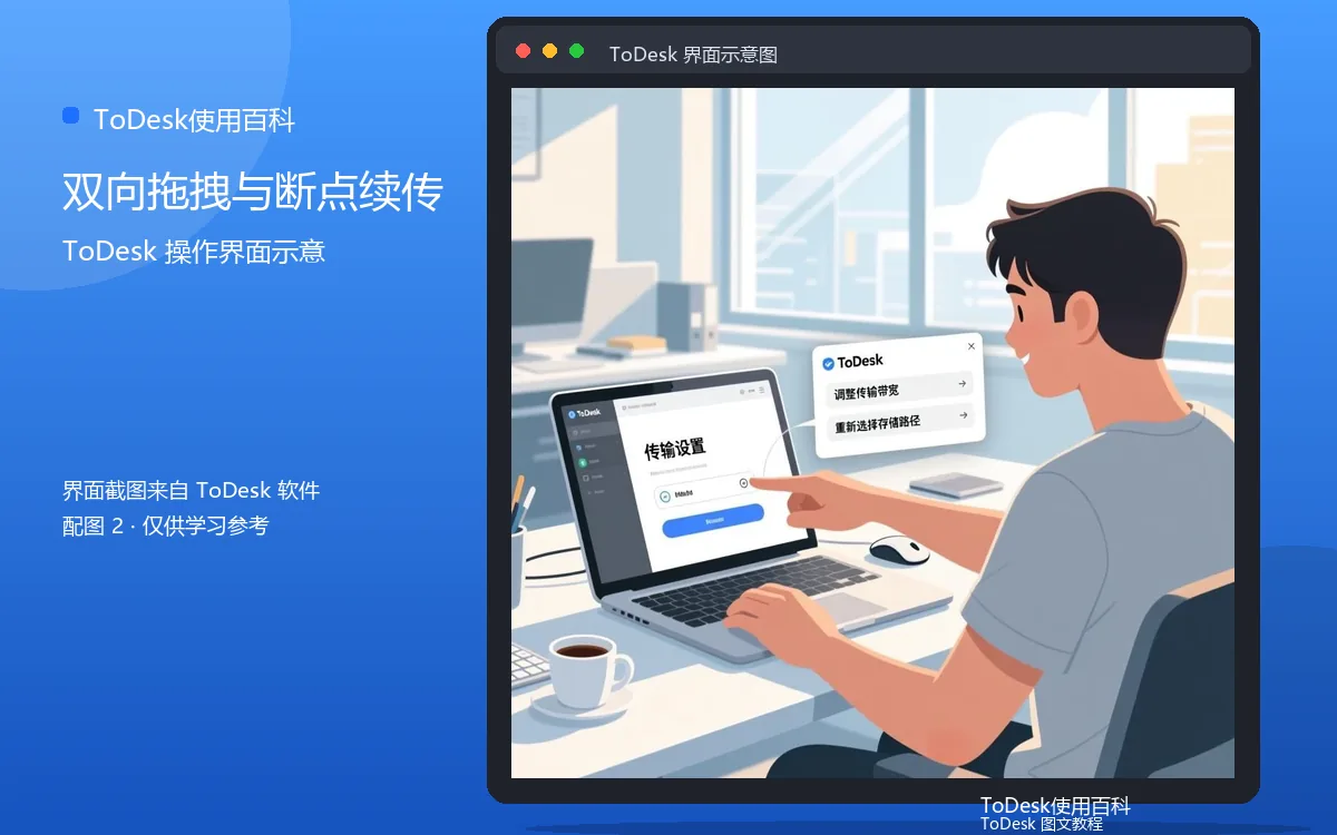 双向拖拽与断点续传界面示意图（配图2）