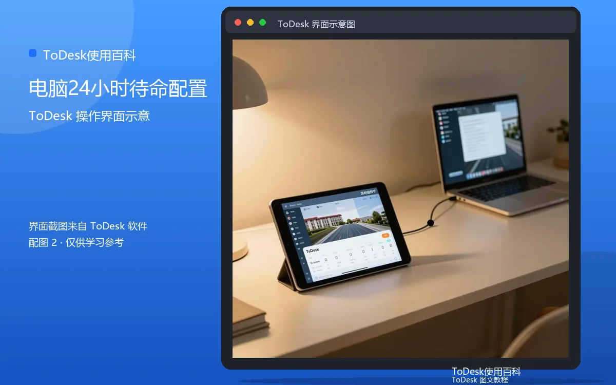 电脑24小时待命配置界面示意图（配图2）
