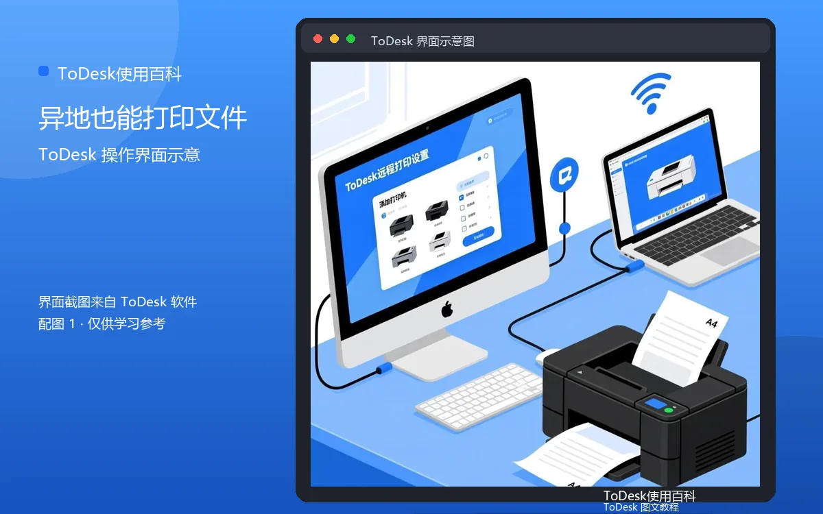 异地也能打印文件界面示意图（配图1）
