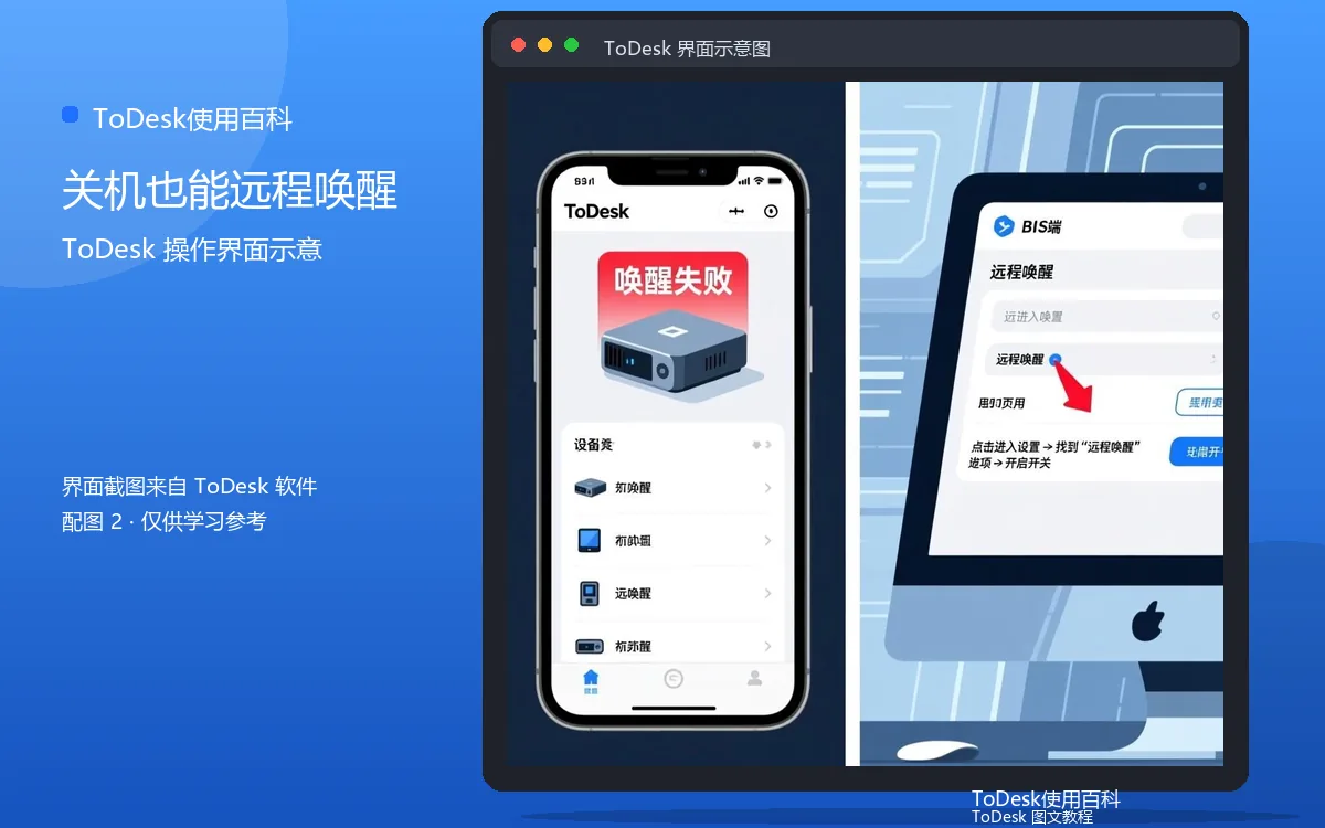 关机也能远程唤醒界面示意图(配图2)