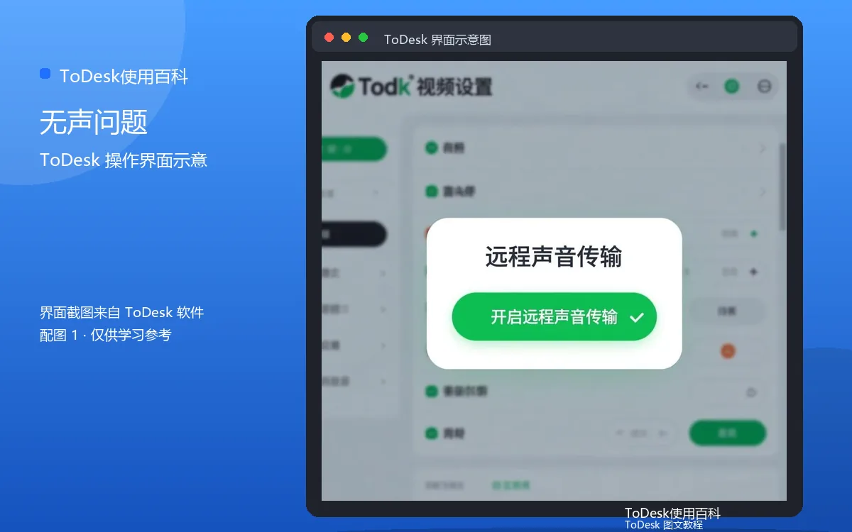 无声问题界面示意图（配图1）