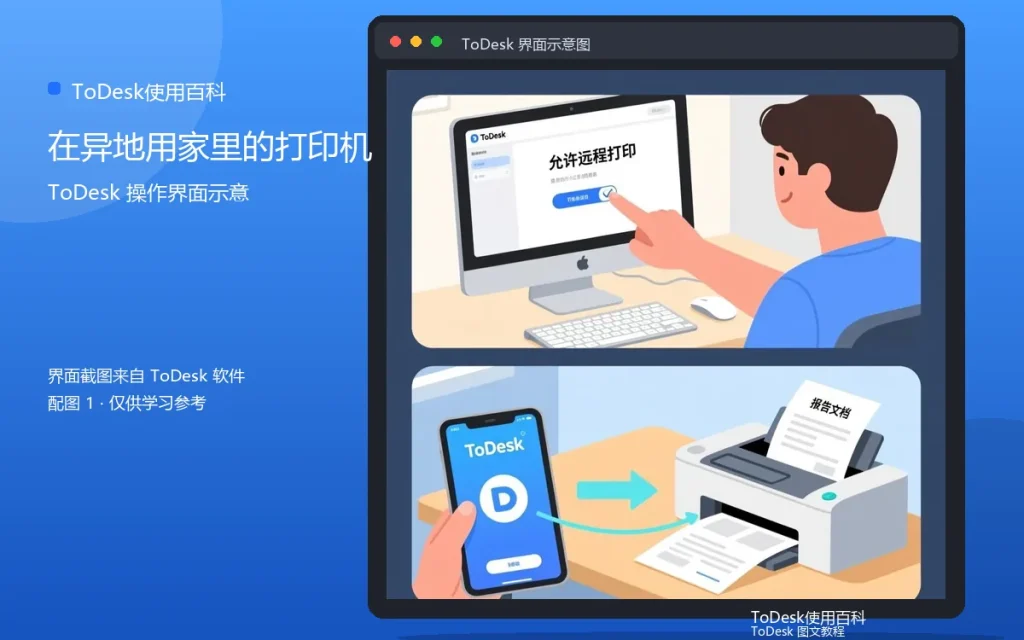 远程打印文件教程：在异地用家里的打印机配图